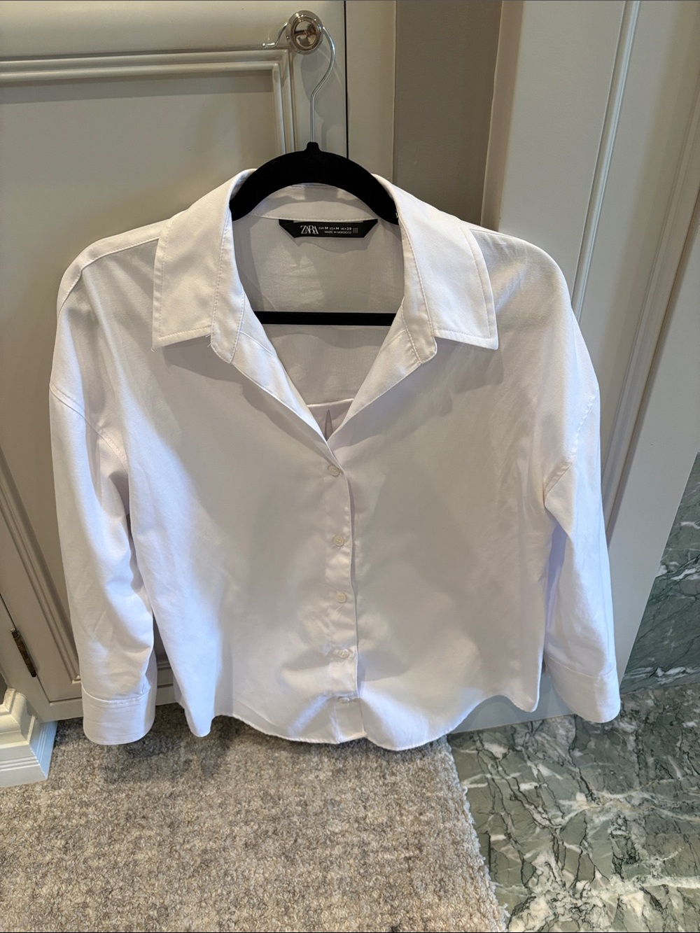 Zara Women’s White Button Down - Picture 2 of 4